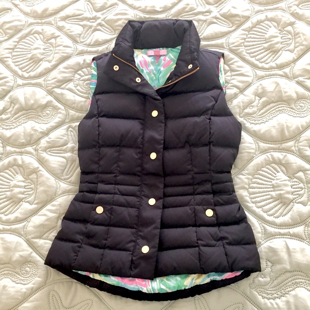 NEW Lilly Pulitzer Puffer Vest - Picture 1 of 5